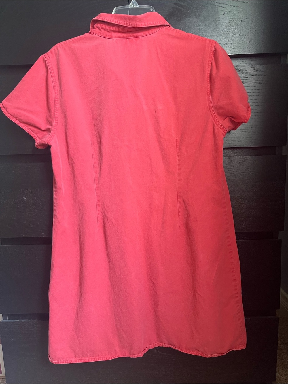 đ¸2/20 Talbots Petites Coral Dress Coastal Beach Preppy Resort Cotton blend 12P - Picture 4 of 8